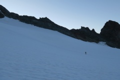 Zgodnje jutro na ledeniku Kodnitzkees